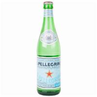Sparkling Water, 500ml  · San Pellegrino's large sparkling water, glass bottle.