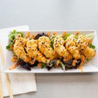 Headbanger Shrimp · Crispy shrimp tossed in special spicy, sweet and creamy Headbanger sauce. Served on a bed of...
