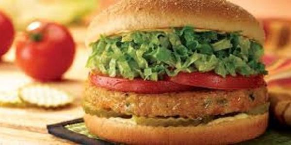 Garden Burger · Meatless patty with mayo, mustard, lettuce, tomatoes, onions
 and pickles.