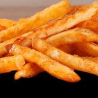 Seasoned Fries · Served with your choice of sauce.
