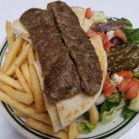 Gyro Platter · Served with French Greek salad.