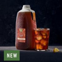 Iced Unsweetened Tea · 40 Cal. Freshly brewed unsweetened black iced tea. Served in a half gallon container. Serves...