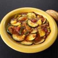 House Soups · Enjoy our famous Chipotle Chili or Chilean Zucchini, Stew served with a French baguette roll...