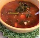 Organic Veggie Soup · Tomato base with carrots, onions, celery, kale and spinach.