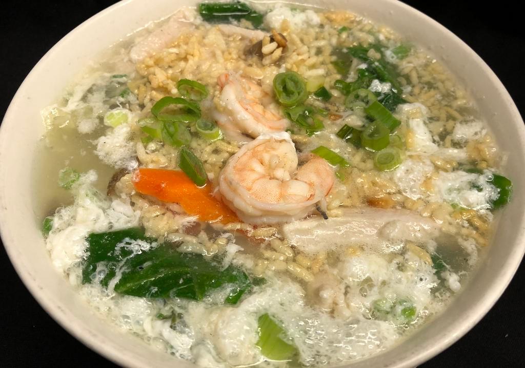 Large Sizzling Rice Soup · 