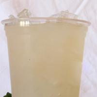 Green Tea Mint Lemonade · A perfect refreshment to go along with any of our tasty waffles!