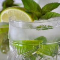 32 Oz. Mojito  · Must be 21 to purchase. Rum, house made mint  simple syrup fresh lime and fresh mint, topped...