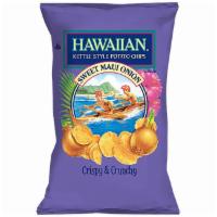 Hawaiian Sweet Maui Onion Kettle Style Chips · Crispy & Crunchy Kettle Style Potato Chips 1.5oz