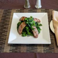 Sausage & Broccoli Rabe · Sauteed in olive oil & garlic.