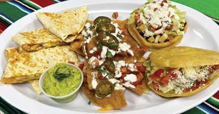 Special Platter · 1 gordita with choice of meat, 1 sope of choice of meat, 1 cheese quesadilla, cheese nachos, and guacamole.