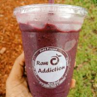 16 oz. Super Acai Berry Smoothie · Organic acai, banana, strawberry, blueberry, agave.