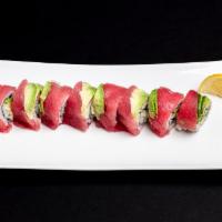 T24 Tuna Lover Roll · Crab, Avocado, Cucumber with Tuna on Top