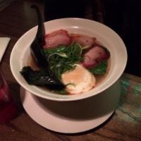 Sliced Pork Asian Noodles · Served with chicken broth and choice of noodles with mixed vegetables and egg.