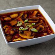 5. Hot and Sour Soup · A traditional Chinese soup with broth, eggs, tofu, and vegetables. Spicy.