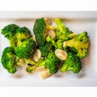 Sauteed Broccoli · Served with garlic and oil.