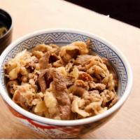 Gyu Don · Beef over rice.