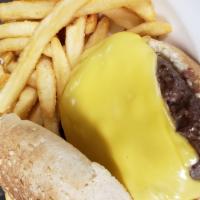 Cheeseburger · Lettuce, tomato, American cheese or cheddar, Swiss, Jack or mozzarella. Served on a brioche ...