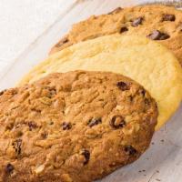 Cookies · chocolate chip or oatmeal raisin or sugar