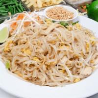 N1. Pad Thai · The most famous Thai dish. Stir-fried small rice noodles, eggs, bean sprouts, and green onio...