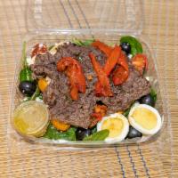 BBQ Beef Salad · Broiled, roasted, or grilled.