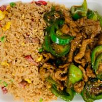 19. Jalapeno Beef Lunch Combo Special · 