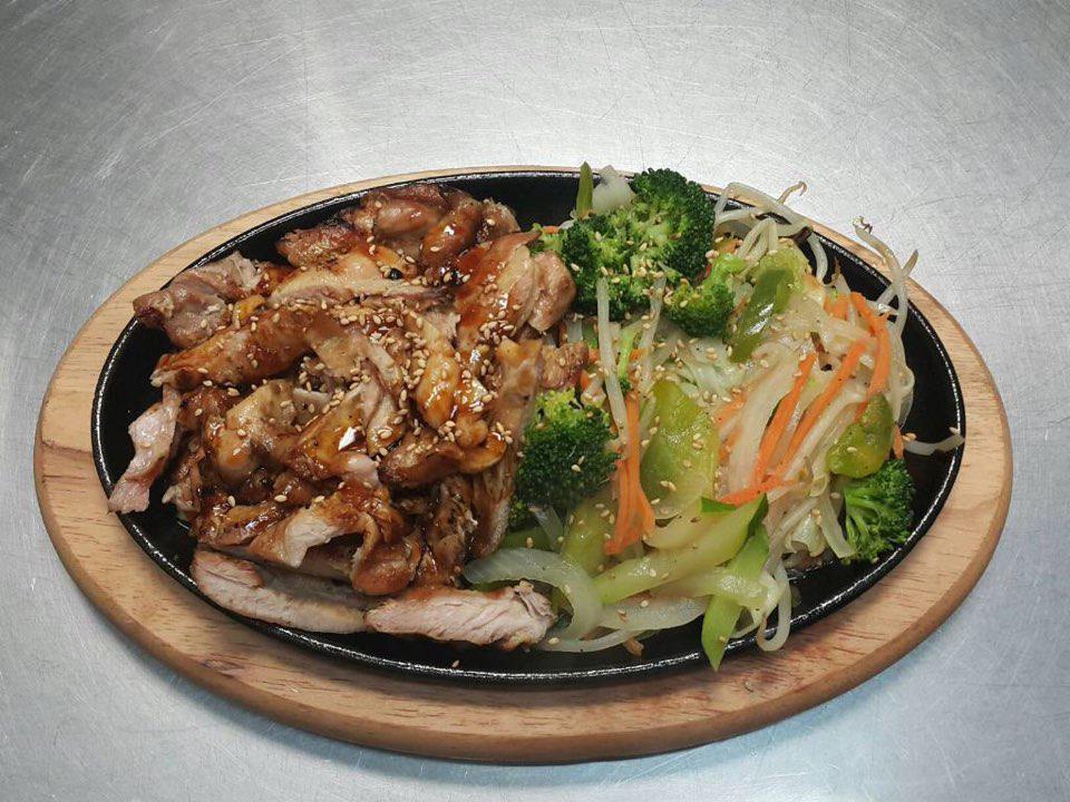 D1. Chicken Teriyaki Dinner · Grilled chicken glazed with teriyaki sauce.