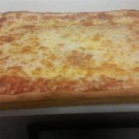 Chicago Thick Crust Cheese Pizza · Cheese only.