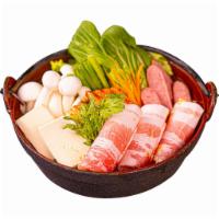 Kimchi Nabe · Kurobuta Sausage, Assorted Vegetable with Pork Broth 