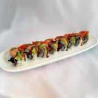 Lambada Roll · #2: Top 10 Best Rolls. Spicy. Tuna, salmon, tobiko and avocado, topped with spicy joy specia...