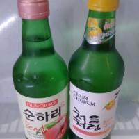 Soju (peach) · Must be 21 to purchase.