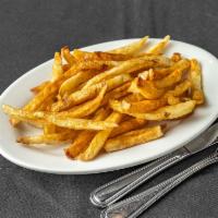 French Fries · Cut potatoes fried and salted to perfection.  