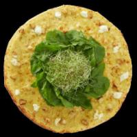 Ricotta Cheese and Roasted Garlic Dear Darla Rolled Pizza · Ricotta cheese, roasted garlic with mozzarella and Romano cheese. Served with arugula and al...