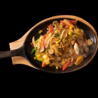 Vegetarian Fajitas · Sauteed broccoli, cauliflower, carrots, onion, bell pepper, mushroom, and celery. Served wit...