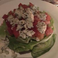Baby Hearts of Lettuce Salad · With tomatoes, crumbled blue cheese and vinaigrette dressing.