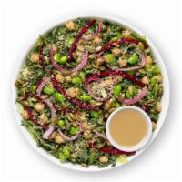 Plant Power · Extra Crisp Romaine + Shredded Kale, House-Cooked Chickpeas, Edamame, Hand-Cut Beets, Overni...