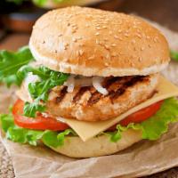 Grilled Chicken Sandwich Combo · Grilled Chicken Sandwich + Fries and Can Soda