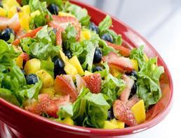 Garden Salad · Lettuce, Tomato, Carrots, Green Peppers, Black Olives, Cheddar Cheese & Dressing