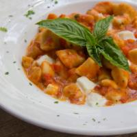Gnocchetti Sorrentina · Soft Homemade Potato Dumpling, Chopped Fresh Mozzarella, and Fresh Tomato Sauce