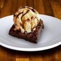 Dessert - Brownie Monday · An incredibly rich chocolate chip brownie, severed warm with Vanilla Ice Cream and topped wi...