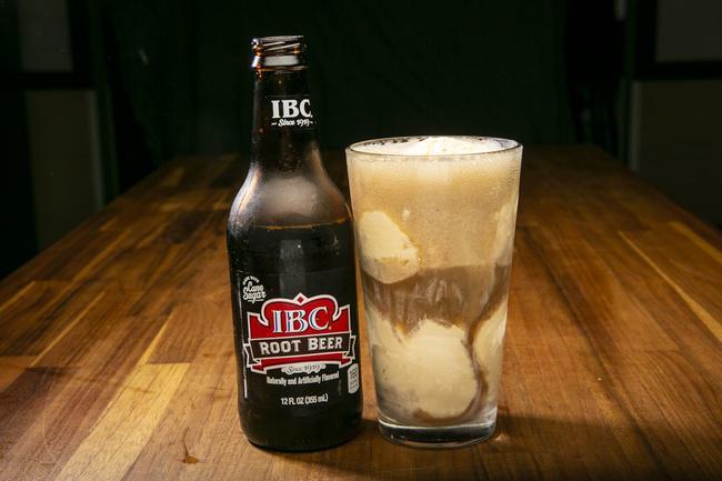 Desserts - RootBeer Float · Best of both worlds in a pint glass! Real Vanilla Ice Cream, like 3 scoops along with a Henry Weinhard's Root Beer, Mix and enjoy!