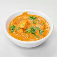 Paneer Masala · Cottage Cheese cooked in creamy tomato base sauce with onion, peppers, tomato and Nepali spi...