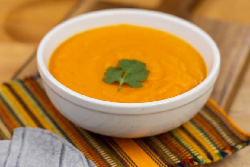 Carrot Soup · Orange, coconut, carrot and ginger.