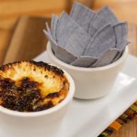 Melted Cheese with Blue Corn Tortillas · 