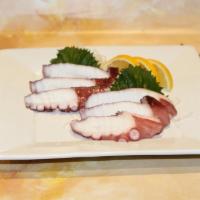 Octopus Sashimi · 6 pieces of sashimi.