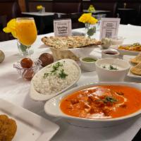 1. Chicken Tikka Masala Special(halal) · Boneless chicken breast marinated in yogurt and spices, roasted on the skewer, sauteed in to...
