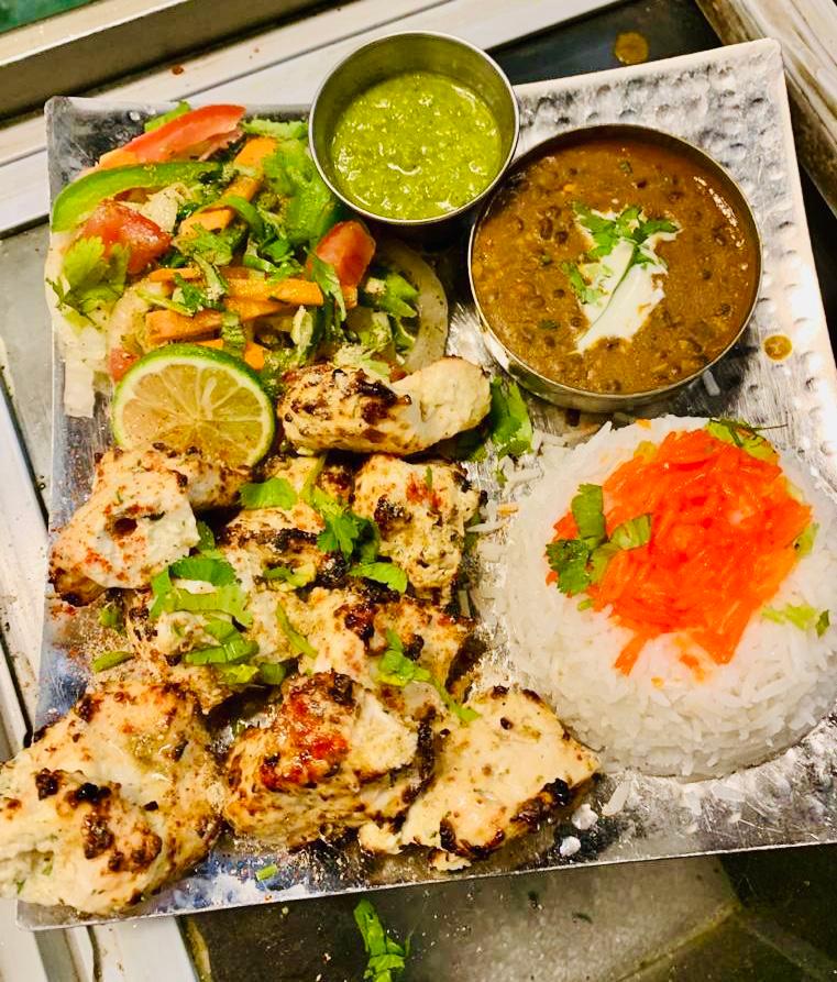 Oriental Malai Chicken Tikka Special(halal) · Boneless cubes of chicken marinated in a mildly spiced creamy cashew nut paste and char-grilled.
