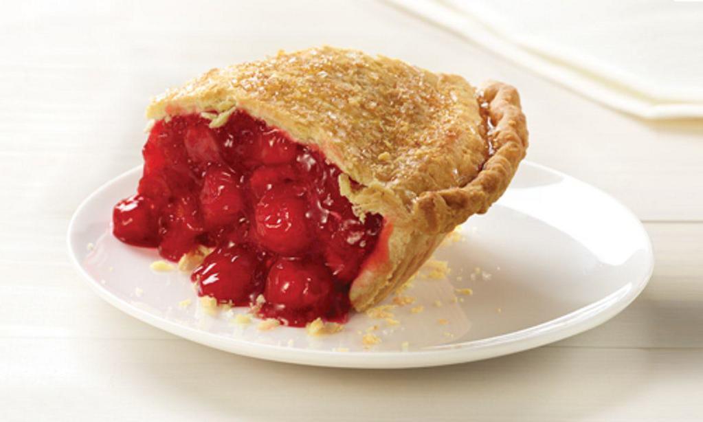 Cherry Pie Slice · Juicy, tart Michigan red cherries inside our award-winning pastry crust. 