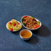 Chicken Teriyaki · Served with soup, salad and rice. 