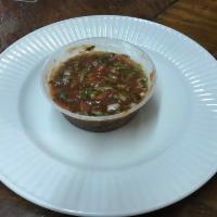 Pico de  gallo salsa  · tomato onion cilantro cactus  & lime juice  poco de Gallo  salsa does not come with chips