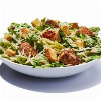 Chicken Caesar Salad · Chopped romaine, Parmesan cheese and crispy seasoned croutons with a creamy Caesar dressing....